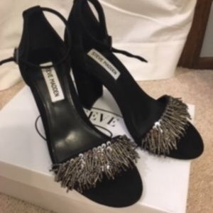 Steve Madden Black Shine Multi Heels